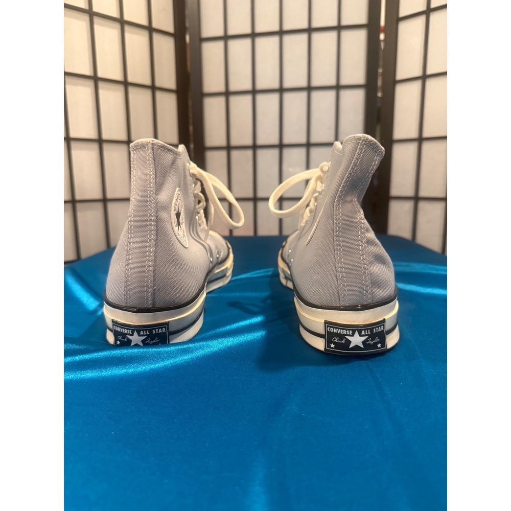 Converse Chuck 70 High Top Wolf Grey Canvas Sneakers 170552C Mens 7.5 Womens 9.5 - Picture 2 of 5